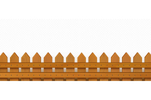 Wooden fence with realistic texture, an Animal Illustration by art PVP - market