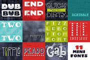 Mini Font Bundle, a Font by Denise Chandler (Thumbnail 1 of 10)