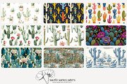 70 cactus seamless pattern, a Pattern Graphic by Poppy Lane Studio (Thumbnail 6 of 10)