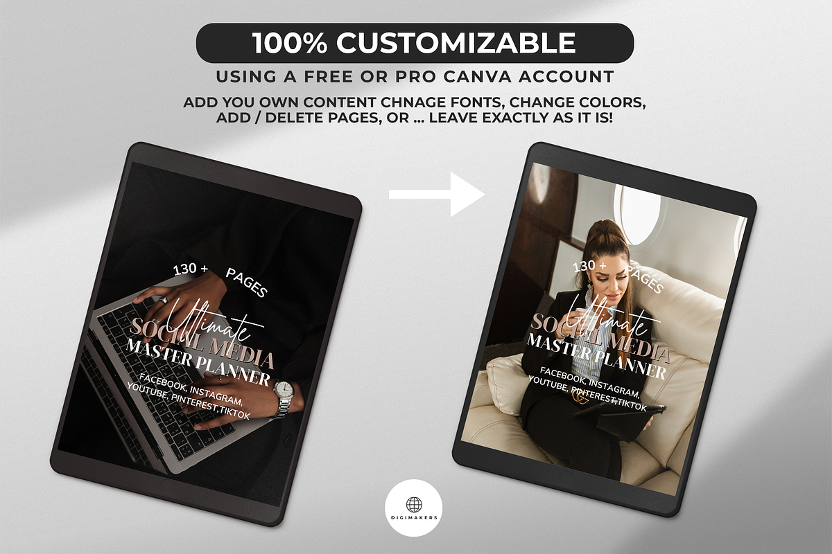 Social Media Master Planner PLR/MRR preview 5