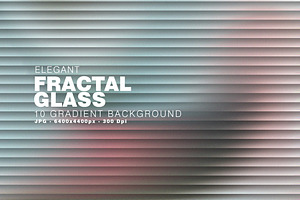 Elegant Fractal Glass Gradient