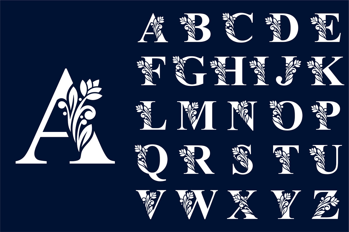 letter A to Z graphic design vector, a Branding & Logo Template by BARONSTD (Photo 4 of 4)