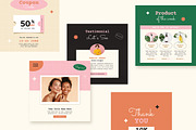 Beauty Instagram Templates, a Social Media Template by Vynetta (Thumbnail 2 of 7)