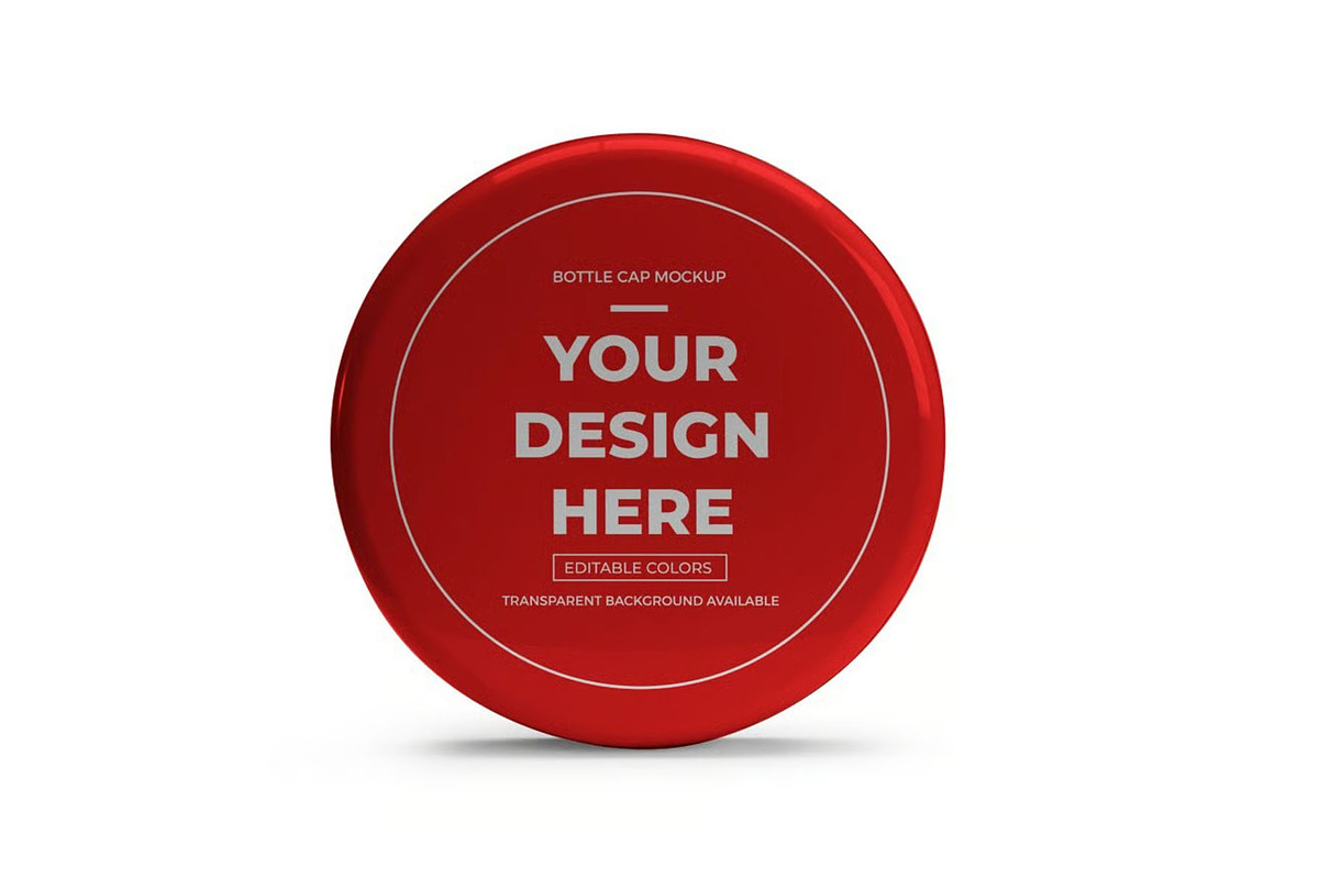Bottle Cap Mockup Template Set, a Household Mockup by DesignRushMarket (Photo 8 of 10)