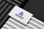 Modern Outline Letter A Logo, a Templates & Theme by Suhandi (Thumbnail 3 of 4)