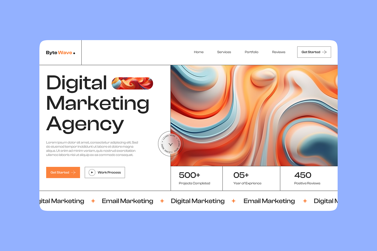Website Hero Section Modern UI Kit, an UI Kit Template by nwdigitalstore (Photo 6 of 6)