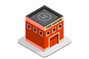 Isometric Building Set, a Graphic by Volyk (Thumbnail 4 of 7)