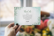 Floral Funeral Thank You Card, a Card Template by Template Shop (Thumbnail 1 of 4)