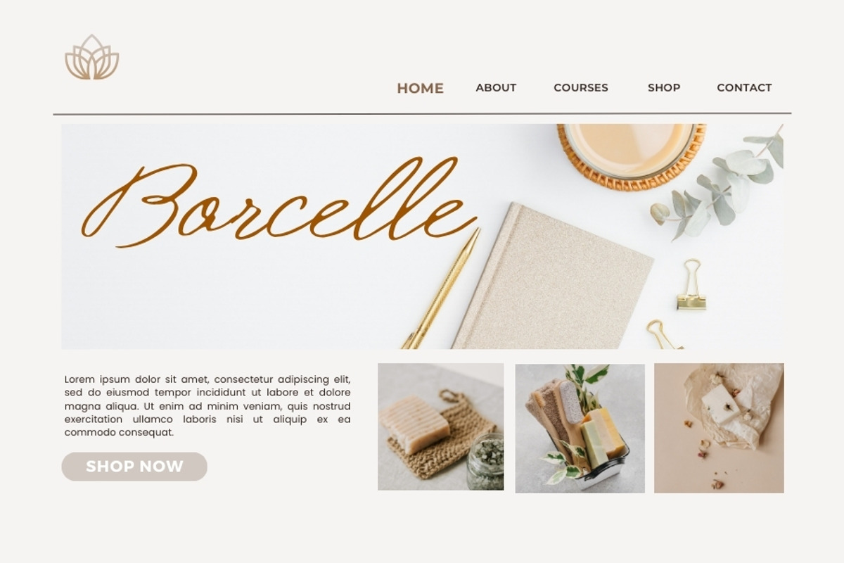 Helena Stylish Script Font, a Script Font by Urs Studio (Photo 5 of 10)