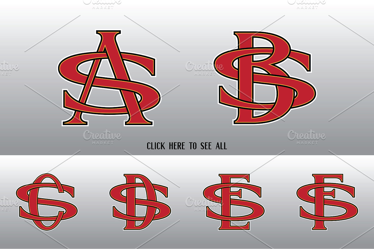 MONOGRAM - 26 Vector Logotypes, a Branding & Logo Template by Aksa & Nusa Co. (Photo 3 of 5)