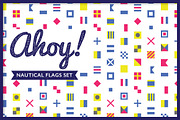 Ahoy! Nautical Flags Vector Set, a Person Illustration by dear uncle (Thumbnail 1 of 4)