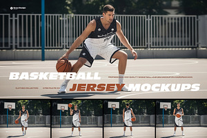 5 Basketball Uniform Mockups