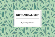 Botanical leaves patterns, a Pattern Graphic by Anis Illustration (Thumbnail 4 of 4)