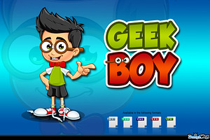 Geek Boy Mascot