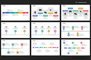 Timeline PowerPoint Templates, a Presentation Template by Warna Works (Thumbnail 10 of 24)
