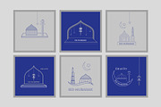 Eid Mubarak Banner Design Template, a Social Media Template by Lakhan1998 (Thumbnail 2 of 3)