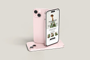 iPhone 15 Mockup, an iPhone Mockup by graphicsecond (Thumbnail 5 of 5)