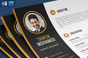 Cv+Portfolio+Coverletter (Psd+Word), a Resume Template by Nody4Design (Thumbnail 1 of 3)