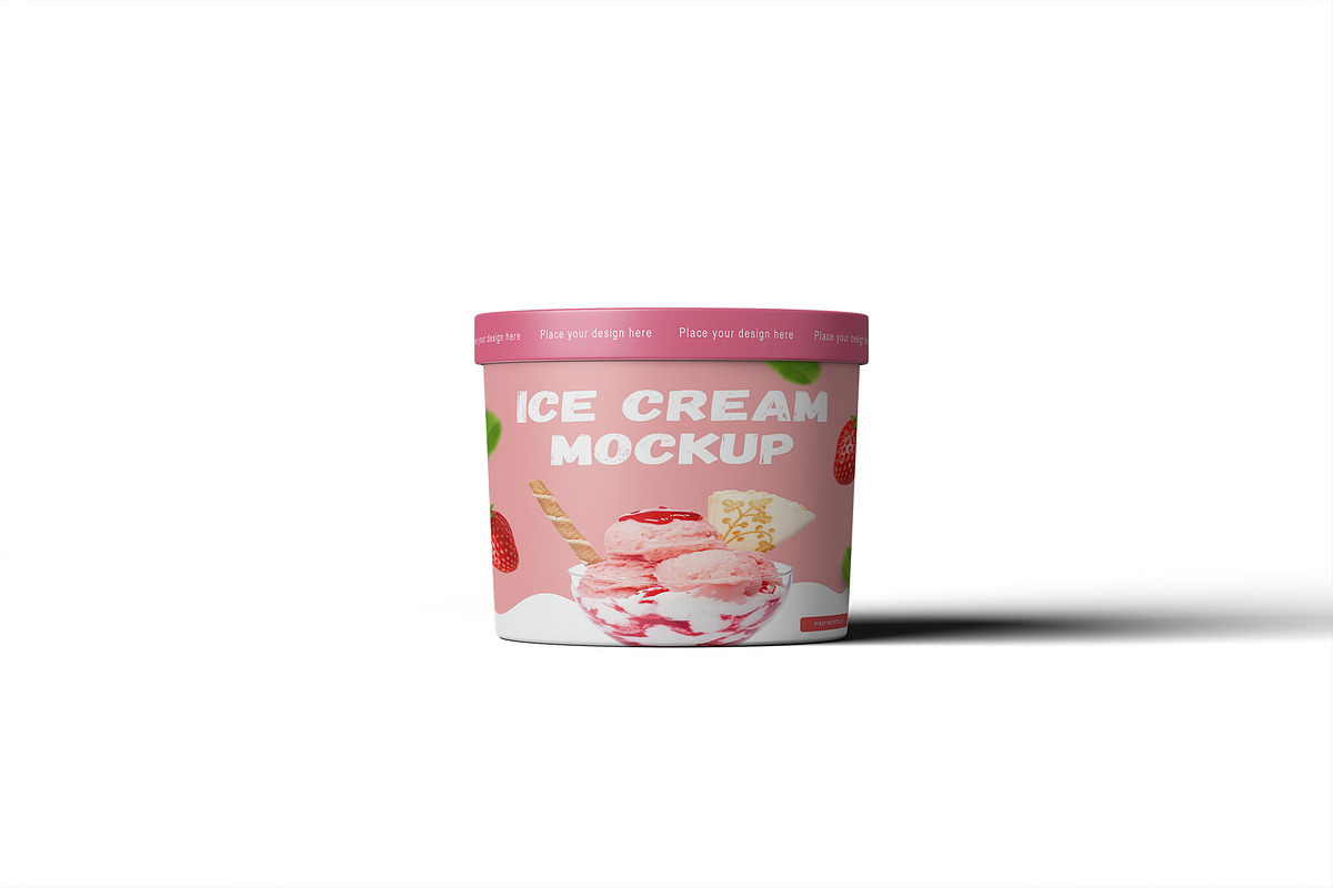 Ice Cream Mockup, a Packaging Mockup by mockupbuys (Photo 3 of 3)