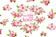 SET / Sakura blossom in various kind, an Illustration by Nadin_Lebedeva (Thumbnail 1 of 7)