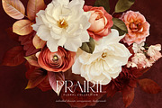 Warm Peachy Pink Floral Art Kit, a Decorative Illustration by Eclectic Anthology (Thumbnail 2 of 12)