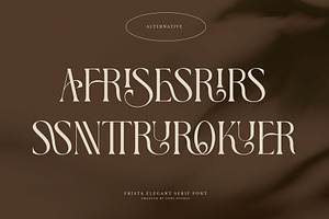 FRISTA Modern Ligature