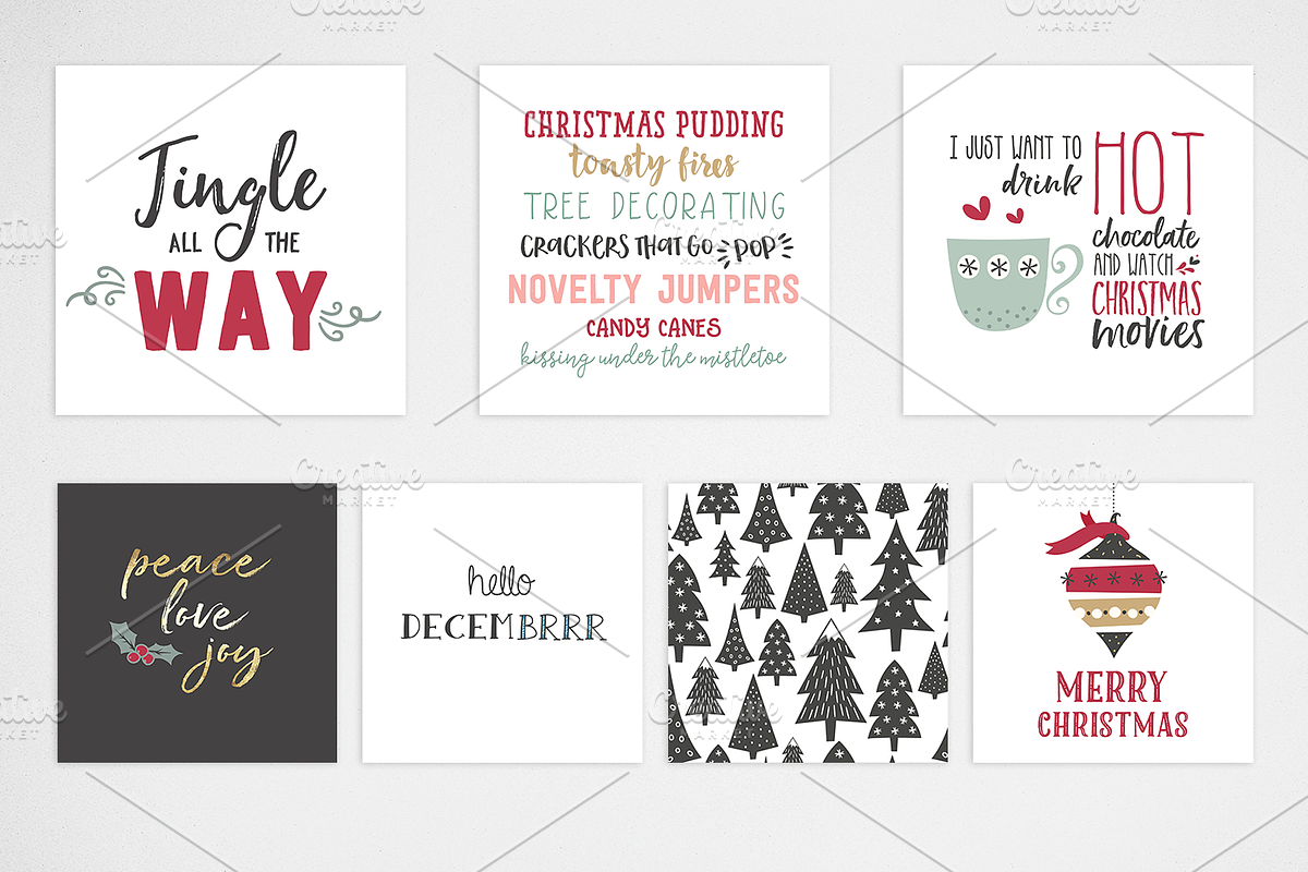 Animated Christmas Social Quotes, a Templates & Theme by Garlic Friday Design (Photo 6 of 6)