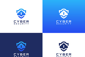 Cloud Cyber Security Logo, a Branding & Logo Template by HueNestify