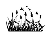 50 Garden Frame Silhouette Bundle, an Illustration by musafir_fashion (Thumbnail 11 of 51)