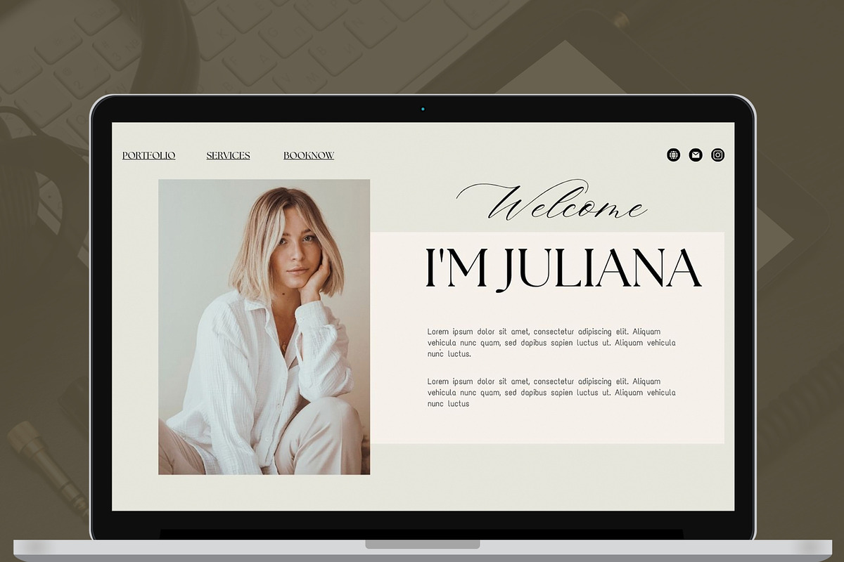 Coaching Website Canva, a Landing Page Template by ElladesignCo (Photo 6 of 7)