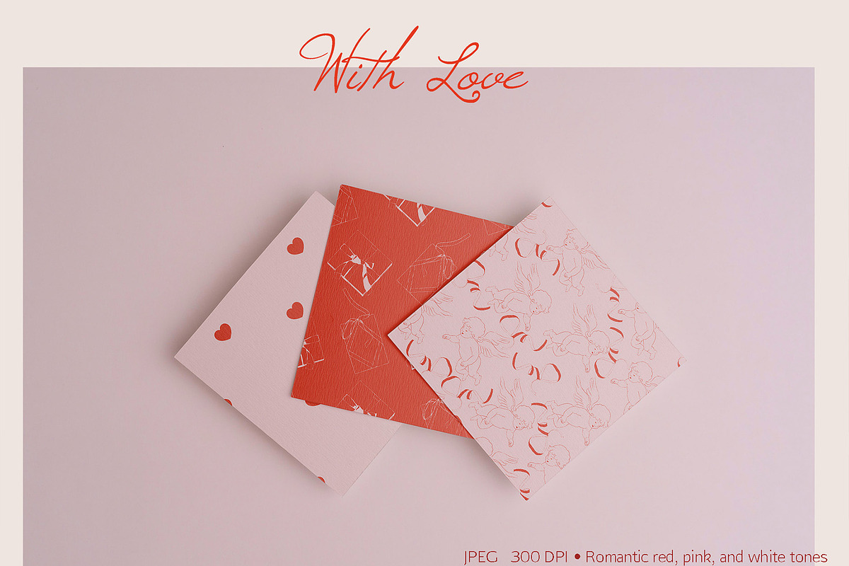 Valentine's vibe. Romantic cards, an Illustration by NatalieArtsDenysenko (Photo 9 of 9)