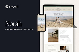 Norah Boho Showit Website Template, a Websites & App Template by Monarch Design Co.