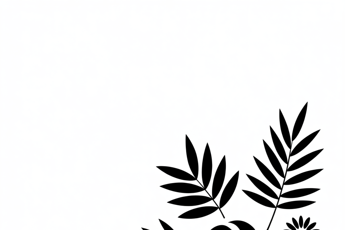 collection tropical leaf silhouette, an Illustration by Amazin_art (Photo 12 of 21)