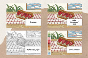 DESSERT Color By Number, a Print Template by Thursdaypaper (Thumbnail 5 of 5)