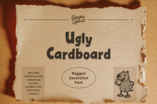 Ugly Cardboard Ragged Font