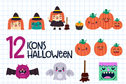Icons and Patterns//Halloween, a Graphic by himoki (Thumbnail 4 of 8)