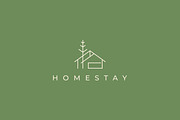 Natural Homestay Logo Minimalist, a Branding & Logo Template by Signatoro (Thumbnail 1 of 2)