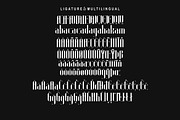 Melamia, a Serif Font by Kenrichi (Thumbnail 4 of 7)