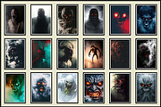 Infernal Visions | Horror Bundle, a Poster Template by Amit Debnath (Thumbnail 2 of 5)
