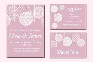 Wedding Invitation Set, a Templates & Theme by Sveta Aho