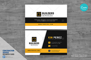 Construction Canva Business Card 01
