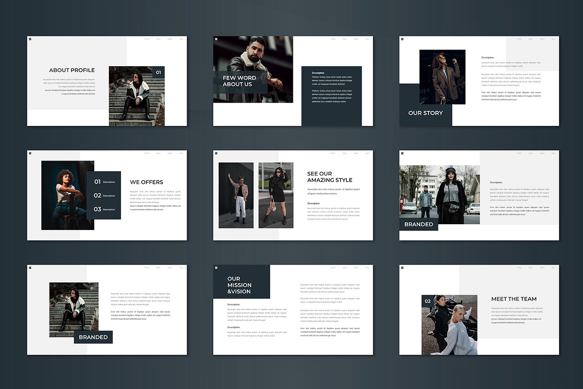Romusen - Powerpoint Template, a Presentation Template by StreaksideStd