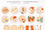 Summer Breakfast Collection, a Pattern Graphic by GVGraphics (Thumbnail 8 of 14)