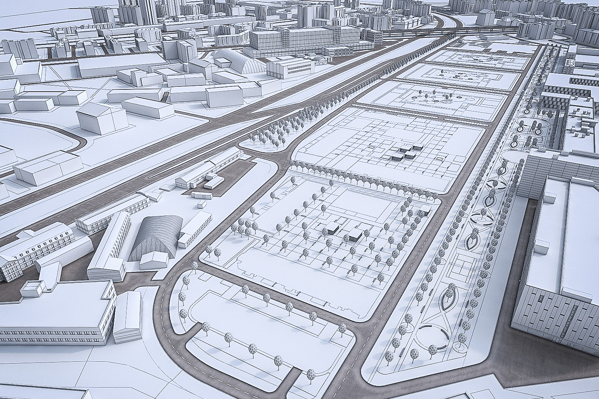 Residential and Industrial UrbanArea, an Architecture 3D Model by 3DNUTS (Photo 17 of 21)