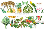 Jungle, Luxurious Cliparts & more!, a Pattern Graphic by Pink Linen (Thumbnail 11 of 11)