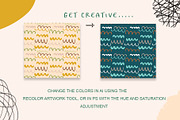Abstract Doodles Patterns & Elements, an Illustration by Sweet Fig (Thumbnail 12 of 12)