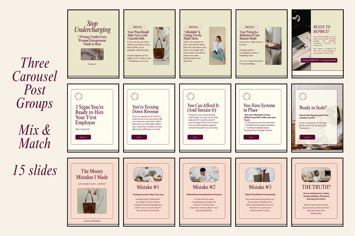 Canva Coach Instagram Template Bundle preview 6
