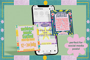 Riso print colorful photo frame set, a Decorative Illustration by studiomisprint (Thumbnail 6 of 7)