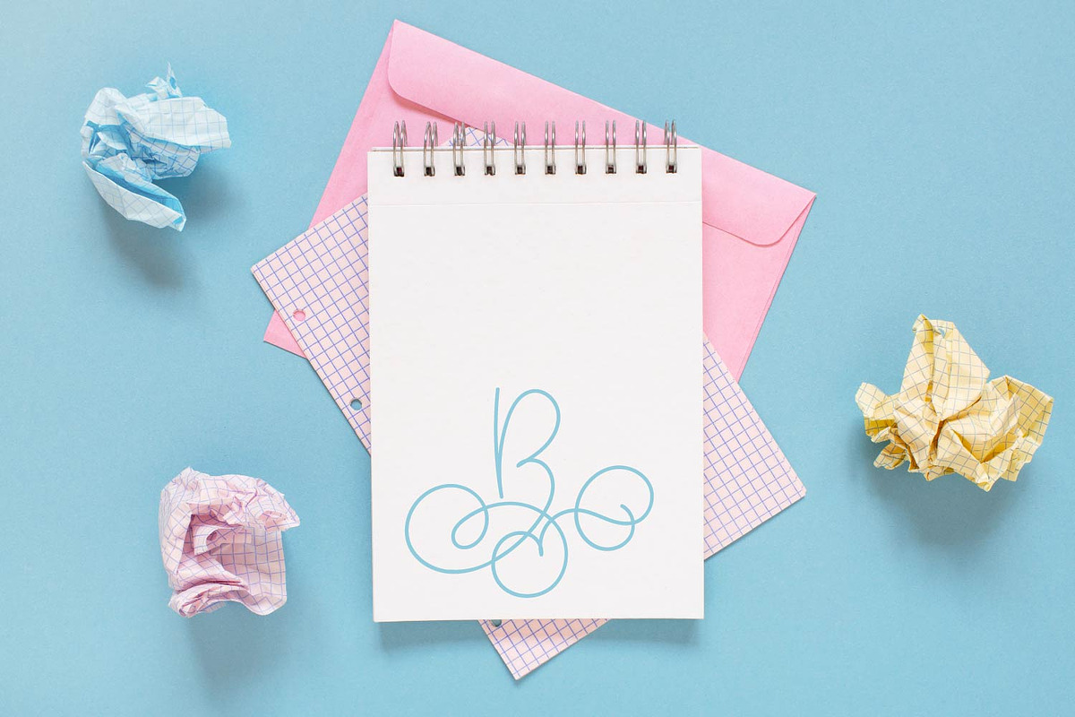 A Hairline Monogram Font preview 7