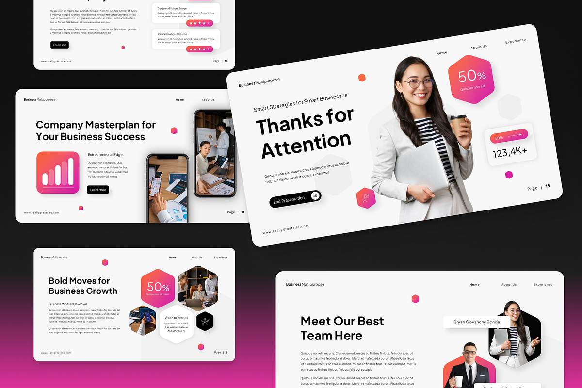 Business Multipurpose Presentation preview 6
